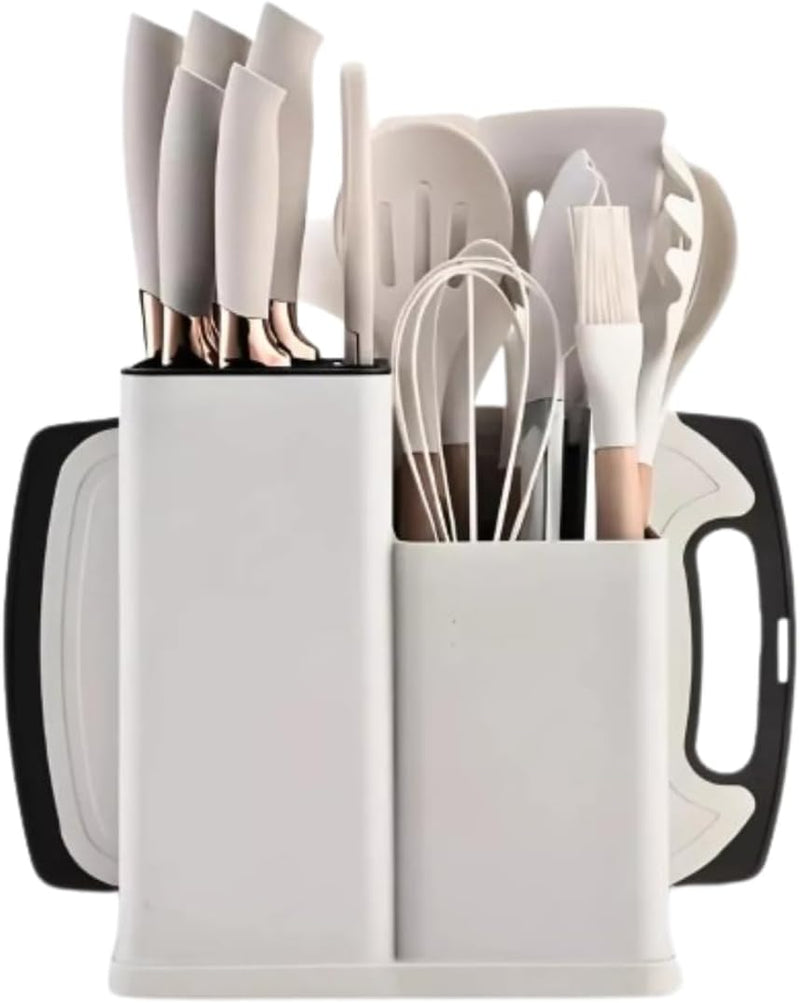 Kit MasterChef Elegance – Utensílios de Cozinha 19 Peças com 47% OFF + Copo Térmico PERSONALIZADO