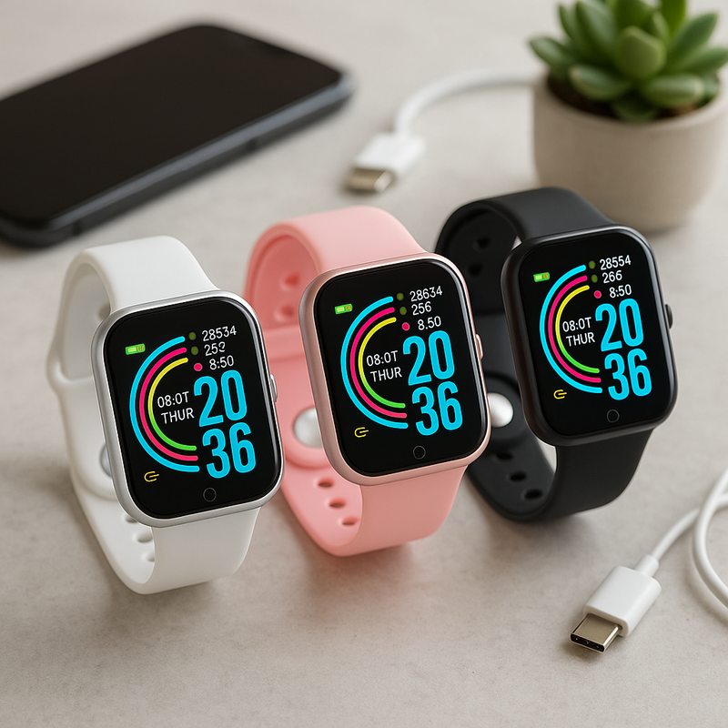 Smartwatch D20 – 7 Dias de Autonomia + Monitoramento