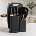Kit MasterChef Elegance – Utensílios de Cozinha 19 Peças com 47% OFF + Copo Térmico PERSONALIZADO