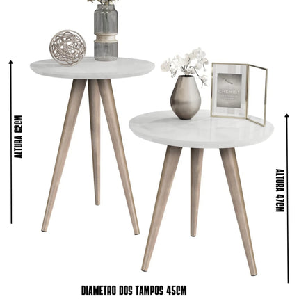 Conjunto de Mesas Classic Bemorata