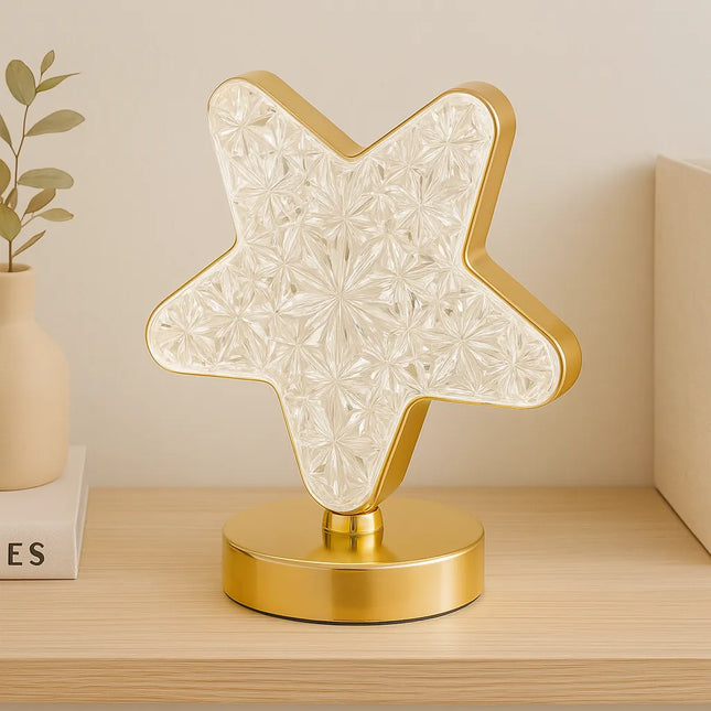 Luminária Estrela Cristal LED Bemorata