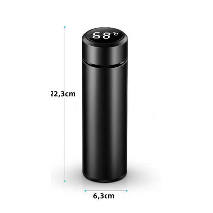 Garrafa Térmica Personalizada com LED e Termômetro – 500ml