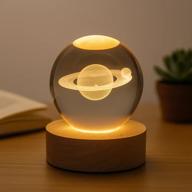 Esfera de Cristal Espacial 3D Bemorata
