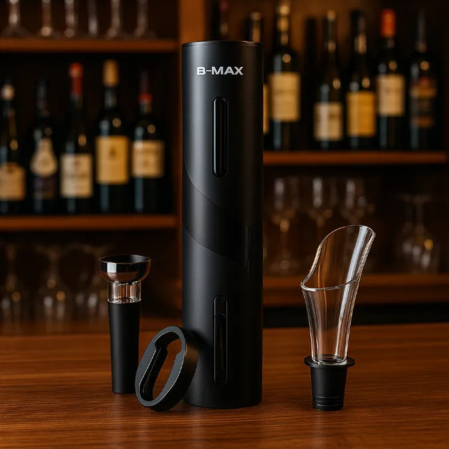 Conjunto Abridor Automático Vinho Bemorata
